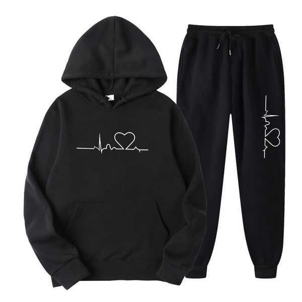 2023 men and women plus cashmere hoodie set autumn and winter men's heart map hoodie fashion brand new men's suit s-3xl, Black
2023 men and women plus cashmere hoodie set autumn and winter men's heart map hoodie fashion brand new men's suit s-3xl, Black