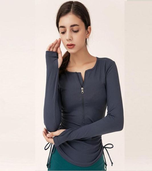 women yoga shirt girls shrits running zipper long sleeve ladies casual outfits sportswear gym fitness wear shirt2637727
women yoga shirt girls shrits running zipper long sleeve ladies casual outfits sportswear gym fitness wear shirt2637727