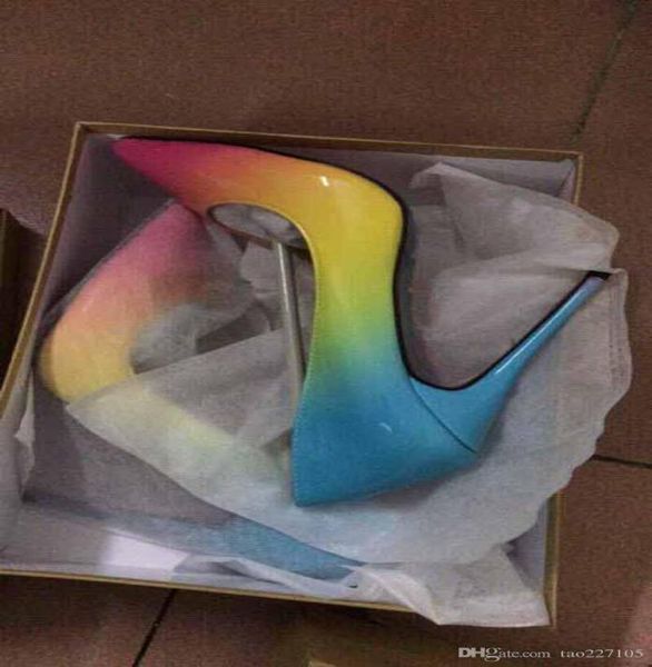sole pumps luxury design new rainbow patent leather woman high heels pointed toe dress shoes pigalle follies sunrise str8491075, Black
sole pumps luxury design new rainbow patent leather woman high heels pointed toe dress shoes pigalle follies sunrise str8491075, Black
