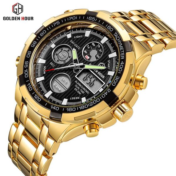 reloj hombre goldenhour luxury gold men's watch montre homme automatic clock sport man wrist watches relogio masculino327v, Slivery;brown
reloj hombre goldenhour luxury gold men's watch montre homme automatic clock sport man wrist watches relogio masculino327v, Slivery;brown