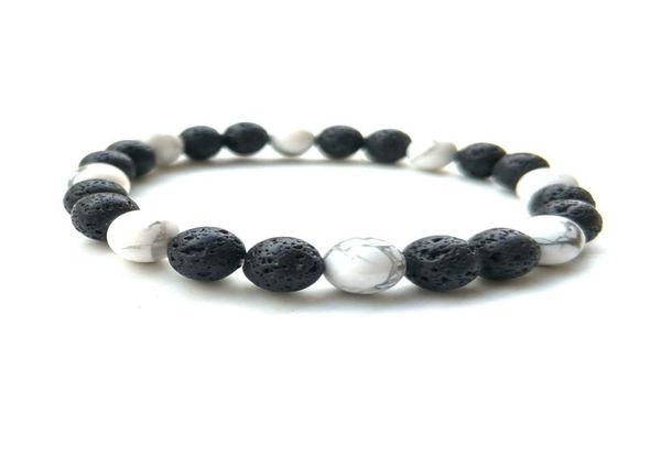 8mm natural black lava stone white turquoise bracelet vaolcano stone aromatherapy essential oil diffuser bracelet for women yoga j4401879, Golden;silver
8mm natural black lava stone white turquoise bracelet vaolcano stone aromatherapy essential oil diffuser bracelet for women yoga j4401879, Golden;silver