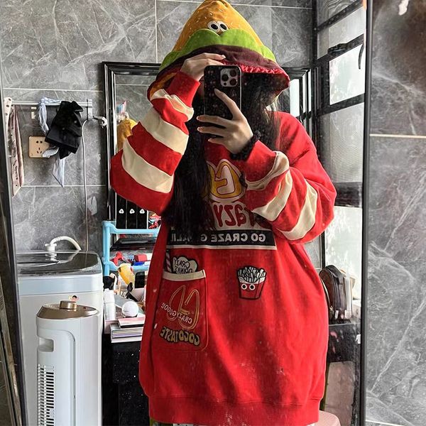 mens hoodies sweatshirts cartoon embroidery kawaii clothes cute sweatshirt loose harajuku pure cotton woman clothing threedimensional hambur, Black
mens hoodies sweatshirts cartoon embroidery kawaii clothes cute sweatshirt loose harajuku pure cotton woman clothing threedimensional hambur, Black