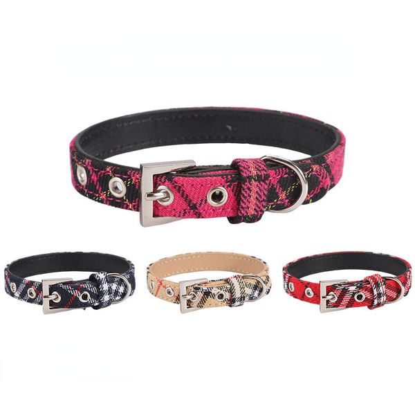 Dog Cat Collar Scottish plaid dog collar classic PU leather for Dogs Cats Pets Soft Comfortable,Adjustable
Dog Cat Collar Scottish plaid dog collar classic PU leather for Dogs Cats Pets Soft Comfortable,Adjustable