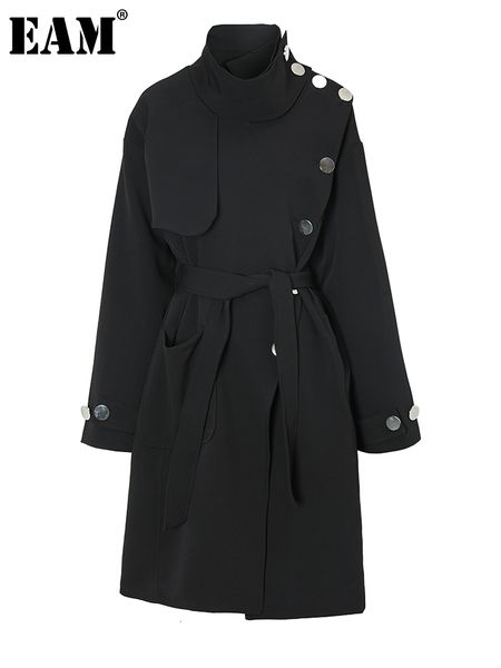 womens trench coats eam women black button big size long stand collar sleeve windbreaker fashion spring autumn 1df3286 230904, Tan;black
womens trench coats eam women black button big size long stand collar sleeve windbreaker fashion spring autumn 1df3286 230904, Tan;black
