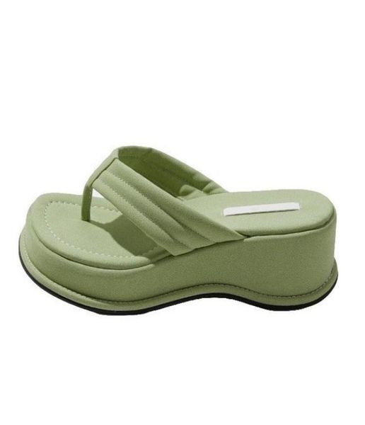 slippers chunky heel summer beach platform flip flops women slides faux sueded open toe soft sole designer sandals6372500, Black
slippers chunky heel summer beach platform flip flops women slides faux sueded open toe soft sole designer sandals6372500, Black
