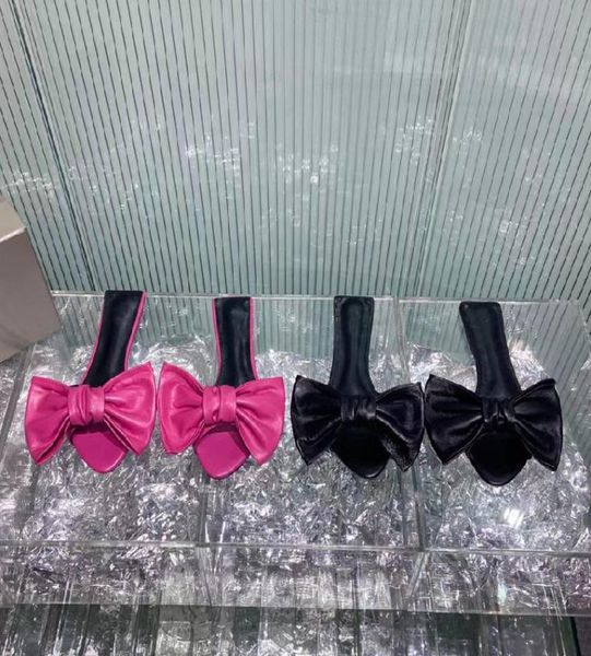 big bow tie flat heel slippers women luxury brand designer shoes ladies fashion runway outdoor slides summer beach san1253747, Black
big bow tie flat heel slippers women luxury brand designer shoes ladies fashion runway outdoor slides summer beach san1253747, Black