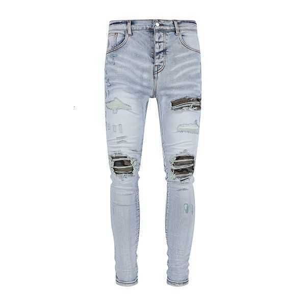luxurys designers jeans distressed france fashion pierre straight men's biker hole stretch denim casual jean men skinny pants elasticit, Blue
luxurys designers jeans distressed france fashion pierre straight men's biker hole stretch denim casual jean men skinny pants elasticit, Blue