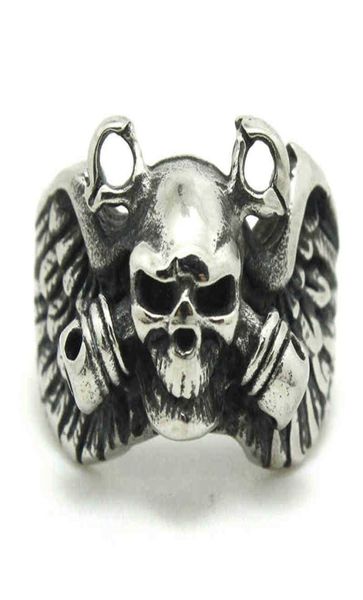 2pcs fast ghost skull grenade ring 316l stainless steel fashion jewelry cool biker double1793448, Silver
2pcs fast ghost skull grenade ring 316l stainless steel fashion jewelry cool biker double1793448, Silver