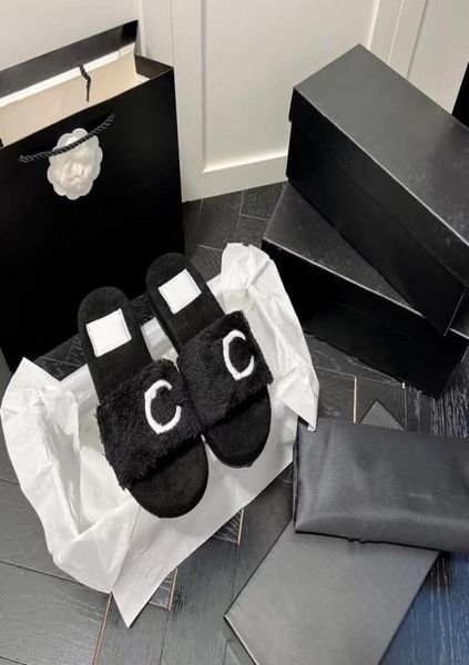 designer wool slippers fur slides solid color fashion womens flat bottom slipper winter home plush warmth flipflops s1270151, Black
designer wool slippers fur slides solid color fashion womens flat bottom slipper winter home plush warmth flipflops s1270151, Black