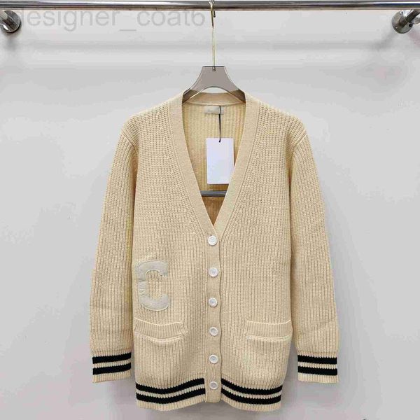 womens sweaters designer letter sweater new v-neck cardigan knit loose and simple top, White;black
womens sweaters designer letter sweater new v-neck cardigan knit loose and simple top, White;black