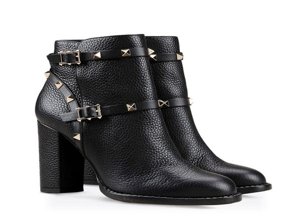 high heels ankle boots women shoes winter leather with granulated calfskin rivet new fashion australia cowboy combat booties5115666, Black
high heels ankle boots women shoes winter leather with granulated calfskin rivet new fashion australia cowboy combat booties5115666, Black