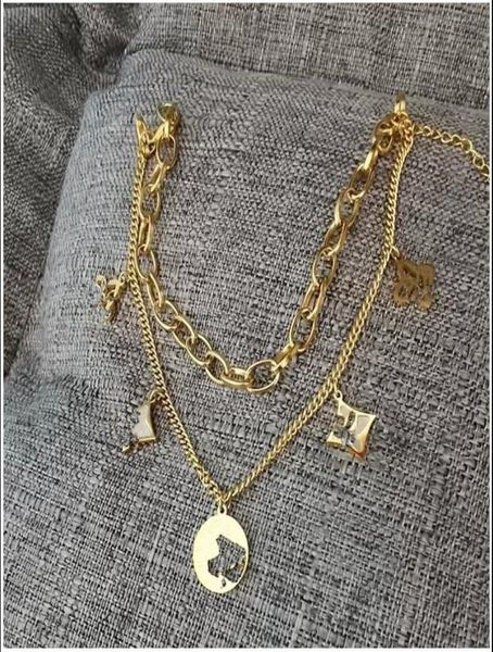 tennis luxury jewelry golden round letter women bracelet link luxury designer doublelayer hollow1601285, Golden;silver
tennis luxury jewelry golden round letter women bracelet link luxury designer doublelayer hollow1601285, Golden;silver