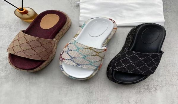 2023 designer slides women platform sandals mens slippers embroidered canvas sandal landy girls 60mm canvas sliders slipper with d1113960, Black
2023 designer slides women platform sandals mens slippers embroidered canvas sandal landy girls 60mm canvas sliders slipper with d1113960, Black