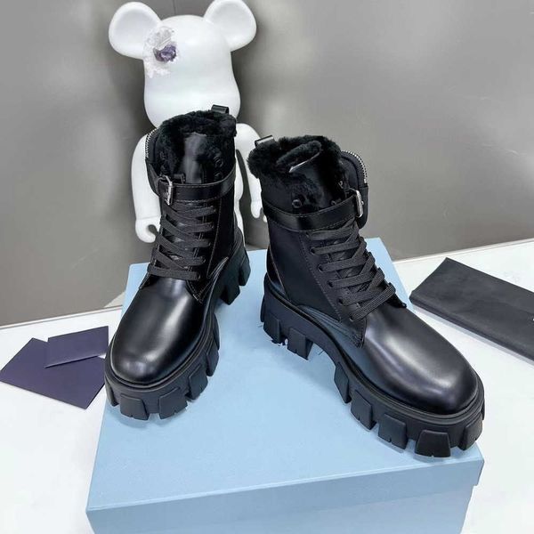 new snow boots in autumn and winter of 2022 p family triangle logo wallet buckle bag short boots thick soled waterproof platform british sty, Black
new snow boots in autumn and winter of 2022 p family triangle logo wallet buckle bag short boots thick soled waterproof platform british sty, Black
