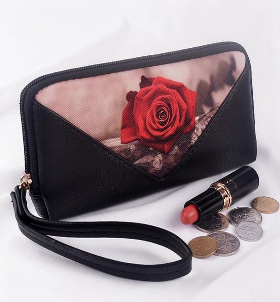women wallets soft leather rose floral lady long zipper clutch coin purse wristlet handbags wallet cards holder burse bag5783459, Red;black
women wallets soft leather rose floral lady long zipper clutch coin purse wristlet handbags wallet cards holder burse bag5783459, Red;black
