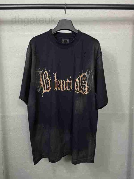 women's t-shirt designer luxury fashion b family sanskrit letter hand-painted worn out old network red same style short sleeve t-shirt, White
women's t-shirt designer luxury fashion b family sanskrit letter hand-painted worn out old network red same style short sleeve t-shirt, White