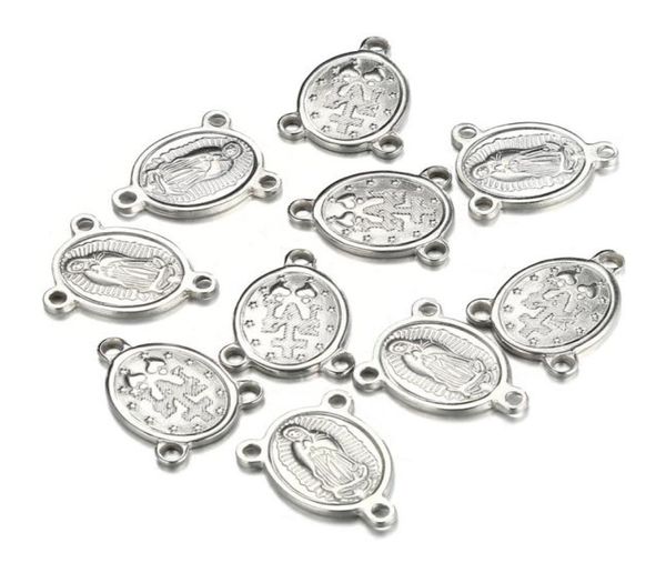 50pcslot stainless steel religious rosary centerpiece modonna rosary virgin mary charms connectors for jewelry diy crafts accesso4913037, Bronze;silver
50pcslot stainless steel religious rosary centerpiece modonna rosary virgin mary charms connectors for jewelry diy crafts accesso4913037, Bronze;silver