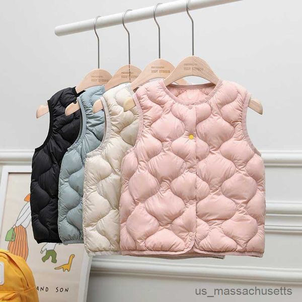 down coat baby kids autumn winter down vest coat 2023 new collarless warm child girls waistcoat infant puffy liner children jackets r230905, Blue;gray
down coat baby kids autumn winter down vest coat 2023 new collarless warm child girls waistcoat infant puffy liner children jackets r230905, Blue;gray