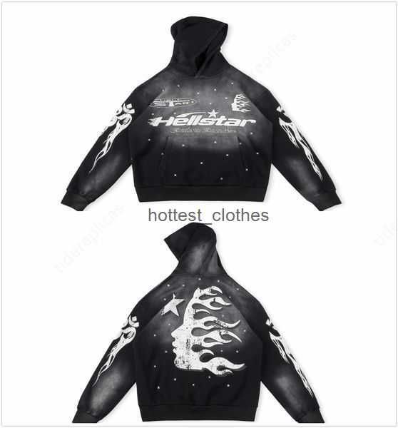 designer hoodies hellstar hoodie vintage sweatshirts portrait high street tide hip hop thickened athleisure painted pockets womens spider sw, Black
designer hoodies hellstar hoodie vintage sweatshirts portrait high street tide hip hop thickened athleisure painted pockets womens spider sw, Black
