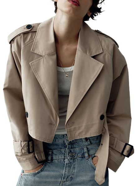 womens wool blends women s casual lapel double breasted trench jacket fashion slim fit biker cropped peacoat outwear with belt 230905, Black
womens wool blends women s casual lapel double breasted trench jacket fashion slim fit biker cropped peacoat outwear with belt 230905, Black