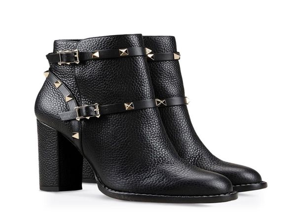 high heels ankle boots women shoes winter leather with granulated calfskin rivet new fashion australia cowboy combat booties9940851, Black
high heels ankle boots women shoes winter leather with granulated calfskin rivet new fashion australia cowboy combat booties9940851, Black