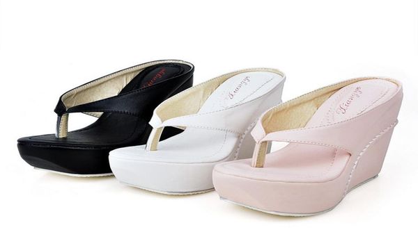 wholer factory wedge heel sandal flip flops flange belly button high heel women shoe foreign trade243601368, Black
wholer factory wedge heel sandal flip flops flange belly button high heel women shoe foreign trade243601368, Black