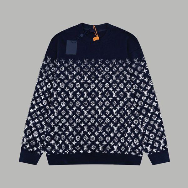 2023s new round neck sweater pullover loose shoulder drop all cotton printed sweater letter pattern luxurious and low key n526, Black;brown
2023s new round neck sweater pullover loose shoulder drop all cotton printed sweater letter pattern luxurious and low key n526, Black;brown