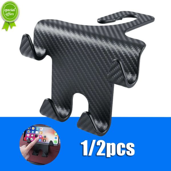 new car seat headrest hook for bags carbon fiber mobile phone holder car vehicle holder handbag purse coat car interior accessories
new car seat headrest hook for bags carbon fiber mobile phone holder car vehicle holder handbag purse coat car interior accessories