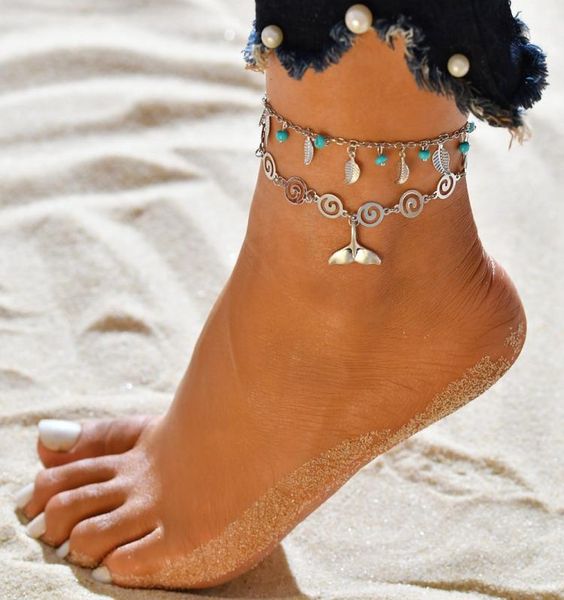 vintage silver color surf anklets for women bohemian beads leaves anklet fashion summer jewelry9361317, Red;blue
vintage silver color surf anklets for women bohemian beads leaves anklet fashion summer jewelry9361317, Red;blue