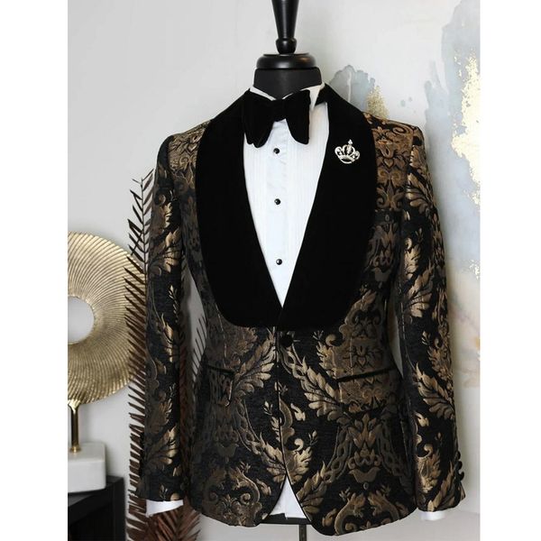 mens suits blazers floral prom men for wedding 2 piece custom groom tuxedos man fashion clothes set black and gold blazer with pants 230904, White;black
mens suits blazers floral prom men for wedding 2 piece custom groom tuxedos man fashion clothes set black and gold blazer with pants 230904, White;black