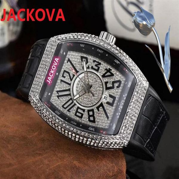 luxury famous mens black brown leather watch quartz movement male time clock full diamonds iced out fashion super182z, Slivery;brown
luxury famous mens black brown leather watch quartz movement male time clock full diamonds iced out fashion super182z, Slivery;brown