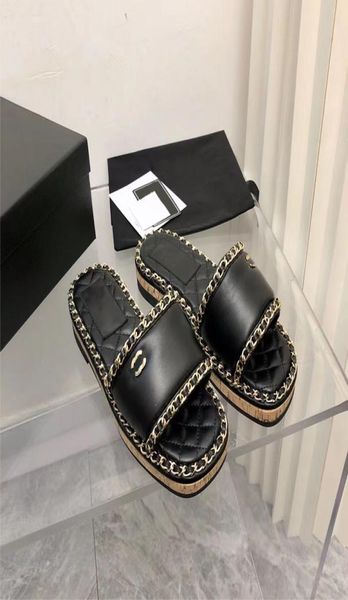 small fragrant sand beach sandal new urban casual flat heel chain square head embossed one word slippers women 01067417541, Black
small fragrant sand beach sandal new urban casual flat heel chain square head embossed one word slippers women 01067417541, Black