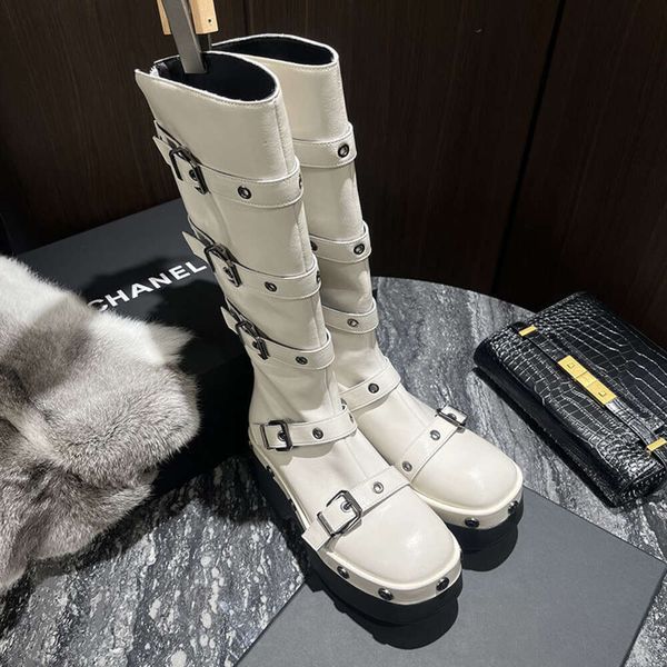exquisitely beautiful high rise thick soled long boots for women small stature long boots spicy girls rivet fashion boots slim legs high tub, Black
exquisitely beautiful high rise thick soled long boots for women small stature long boots spicy girls rivet fashion boots slim legs high tub, Black