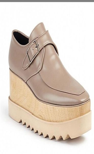 new stella mccartney women shoes platform blue genuine leather white sole stars shoes8198454, Black