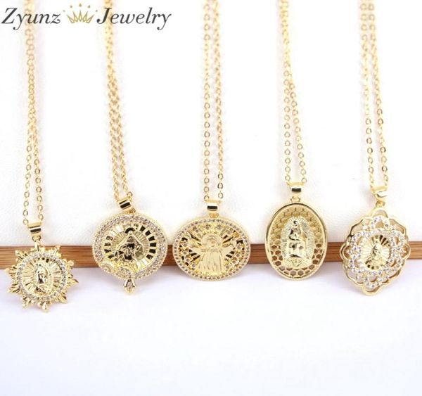 10pcs crystal cz cubic zirconia virgin mary pendant copper pendants necklaces gold color chain jewelry1012925, Silver
10pcs crystal cz cubic zirconia virgin mary pendant copper pendants necklaces gold color chain jewelry1012925, Silver