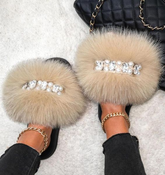 luxurys designers shoes real fox fur slippers women fluffy flip flops cozy plush slippers luxury pearl chain furry fur slides su8497410, Black
luxurys designers shoes real fox fur slippers women fluffy flip flops cozy plush slippers luxury pearl chain furry fur slides su8497410, Black
