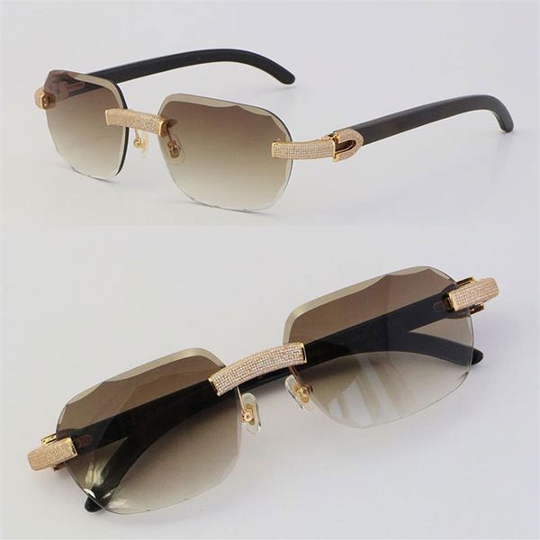 2022 new black buffalo horn sunglasses rimless micro-paved diamond set sun glasses men women with c decoration rocks wire frame gl213h, White;black
2022 new black buffalo horn sunglasses rimless micro-paved diamond set sun glasses men women with c decoration rocks wire frame gl213h, White;black