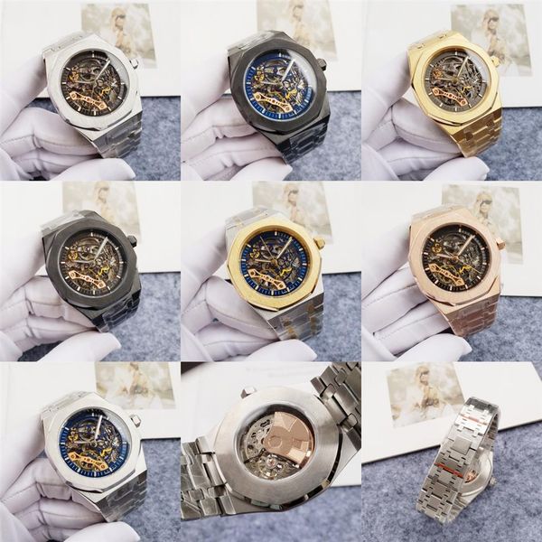 42mm mens designer watch 904 steel men's skeleton automatic mechanical watch sport waterproof watches 22 colors3381, Slivery;brown
42mm mens designer watch 904 steel men's skeleton automatic mechanical watch sport waterproof watches 22 colors3381, Slivery;brown