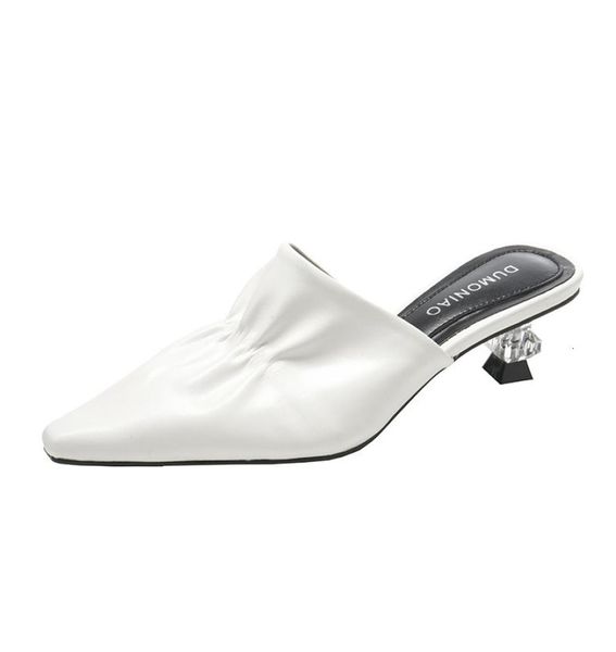 women039s 2020 new fashion pointed toe low heel pleated slip on sandals mules elegant crystal heels office party shoes whi3857711, Black
women039s 2020 new fashion pointed toe low heel pleated slip on sandals mules elegant crystal heels office party shoes whi3857711, Black
