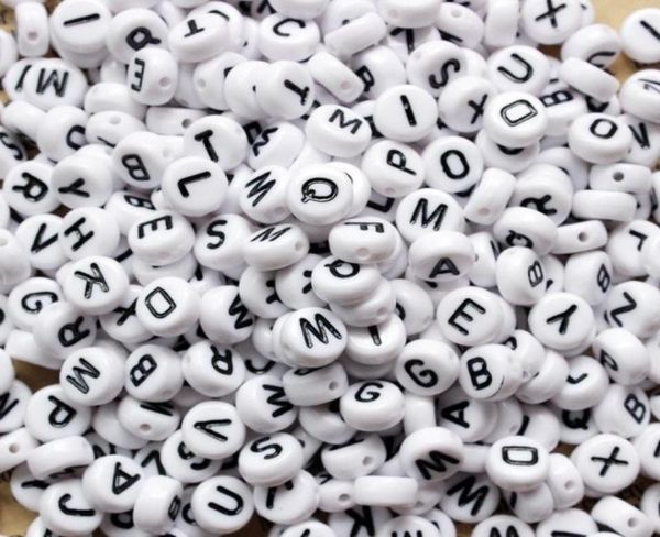 100pcs white letter beads alphabet beads for jewelry making 47mm english letters women children diy bracelet necklace findings4451769, Black
100pcs white letter beads alphabet beads for jewelry making 47mm english letters women children diy bracelet necklace findings4451769, Black