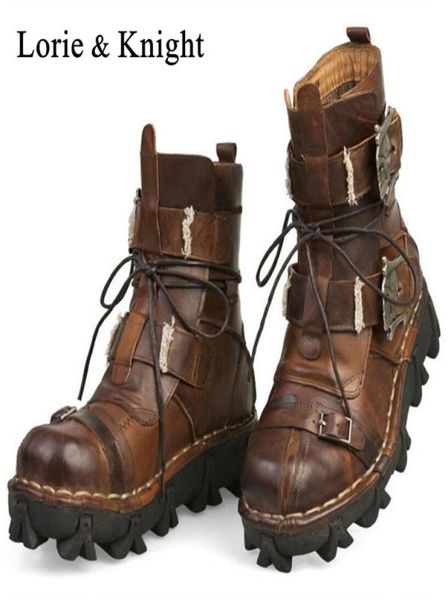 men039s cowhide genuine leather motorcycle boots military combat boots gothic skull punk boots5240968, Black;brown
men039s cowhide genuine leather motorcycle boots military combat boots gothic skull punk boots5240968, Black;brown