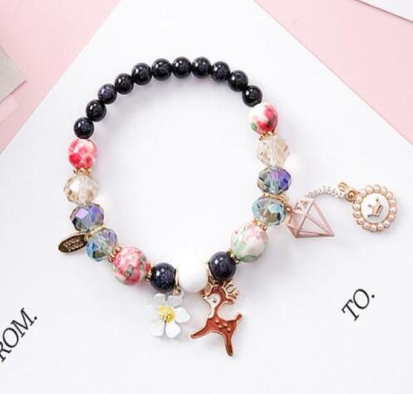 bohemian national style small fresh flowers powder crystal stone deer pearl crown creative beads bracelet3113548, Golden;silver
bohemian national style small fresh flowers powder crystal stone deer pearl crown creative beads bracelet3113548, Golden;silver