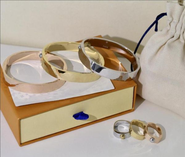 fashion style titanium steel ring bangle man women bracelet rings set engraved initials flower single rivet nanogram cuff bangles 9768639, Golden;silver
fashion style titanium steel ring bangle man women bracelet rings set engraved initials flower single rivet nanogram cuff bangles 9768639, Golden;silver