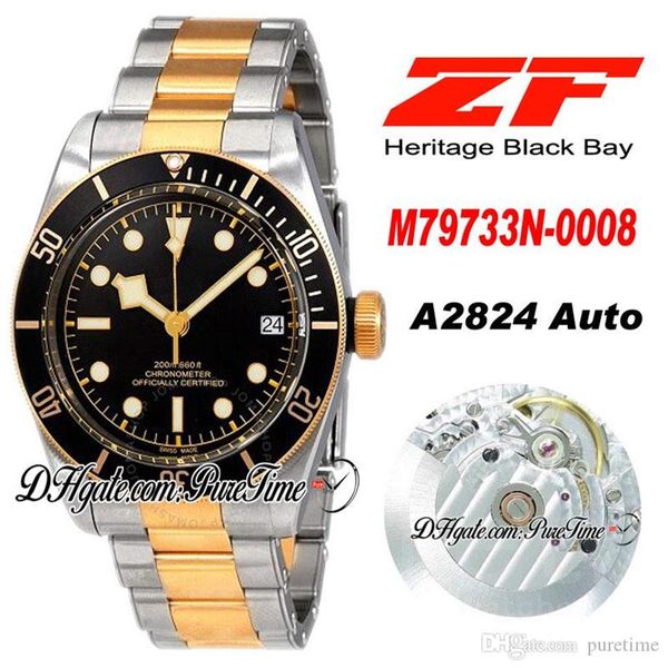 zf a2824 automatic mens watch two tone yellow gold black bezel black dial stainless steel bracelet edition eta pttd puretime 282n, Slivery;brown
zf a2824 automatic mens watch two tone yellow gold black bezel black dial stainless steel bracelet edition eta pttd puretime 282n, Slivery;brown