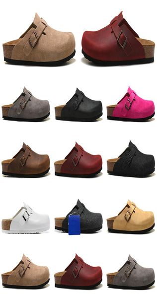 boston s designer sandals men women slide slippers soft footbed suede leather buckle strap shoes woody outdoor indoor brown 20239204494, Black
boston s designer sandals men women slide slippers soft footbed suede leather buckle strap shoes woody outdoor indoor brown 20239204494, Black