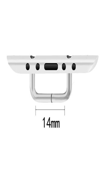 10pcs stainless steel width 14mm adapter watchband accessories for apple watch band 38mm 40mm 42mm 44mm 41mm 45mm replacement conn9300719, Black;brown
10pcs stainless steel width 14mm adapter watchband accessories for apple watch band 38mm 40mm 42mm 44mm 41mm 45mm replacement conn9300719, Black;brown