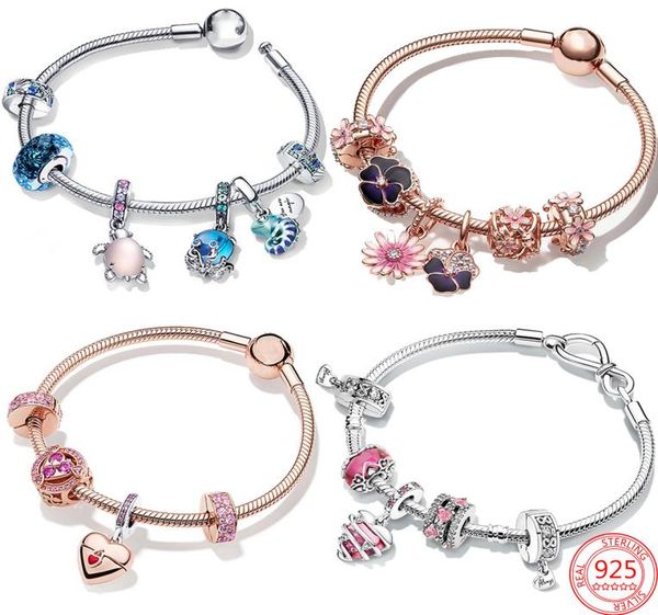 new popular 925 sterling silver bracelet romantic pink air balloon heart travel passport p charm bracelet girls jewelry fashion accessories, Golden;silver
new popular 925 sterling silver bracelet romantic pink air balloon heart travel passport p charm bracelet girls jewelry fashion accessories, Golden;silver