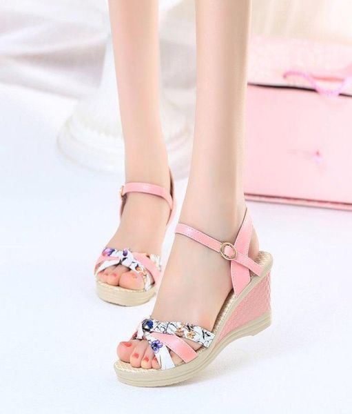 summer wedges sandals flower print high heels sandal woman roma platform sandal peep toe sandalias mujer ankle strap sandals7686287, Black
summer wedges sandals flower print high heels sandal woman roma platform sandal peep toe sandalias mujer ankle strap sandals7686287, Black