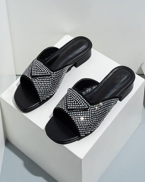 summer slippers 2023 designer slides women rhinestone sandals fashion low heel shoes black square toe heels beach walk slippers co5727909
summer slippers 2023 designer slides women rhinestone sandals fashion low heel shoes black square toe heels beach walk slippers co5727909