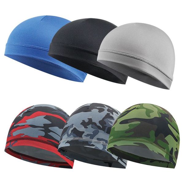 Image of Summer Unisex Quick Dry Cycling Caps Anti-UV Hat Motorcycle Bike Bicycle Cycling Hat Anti-Sweat Inner Cap for Outdoor Sports Hat